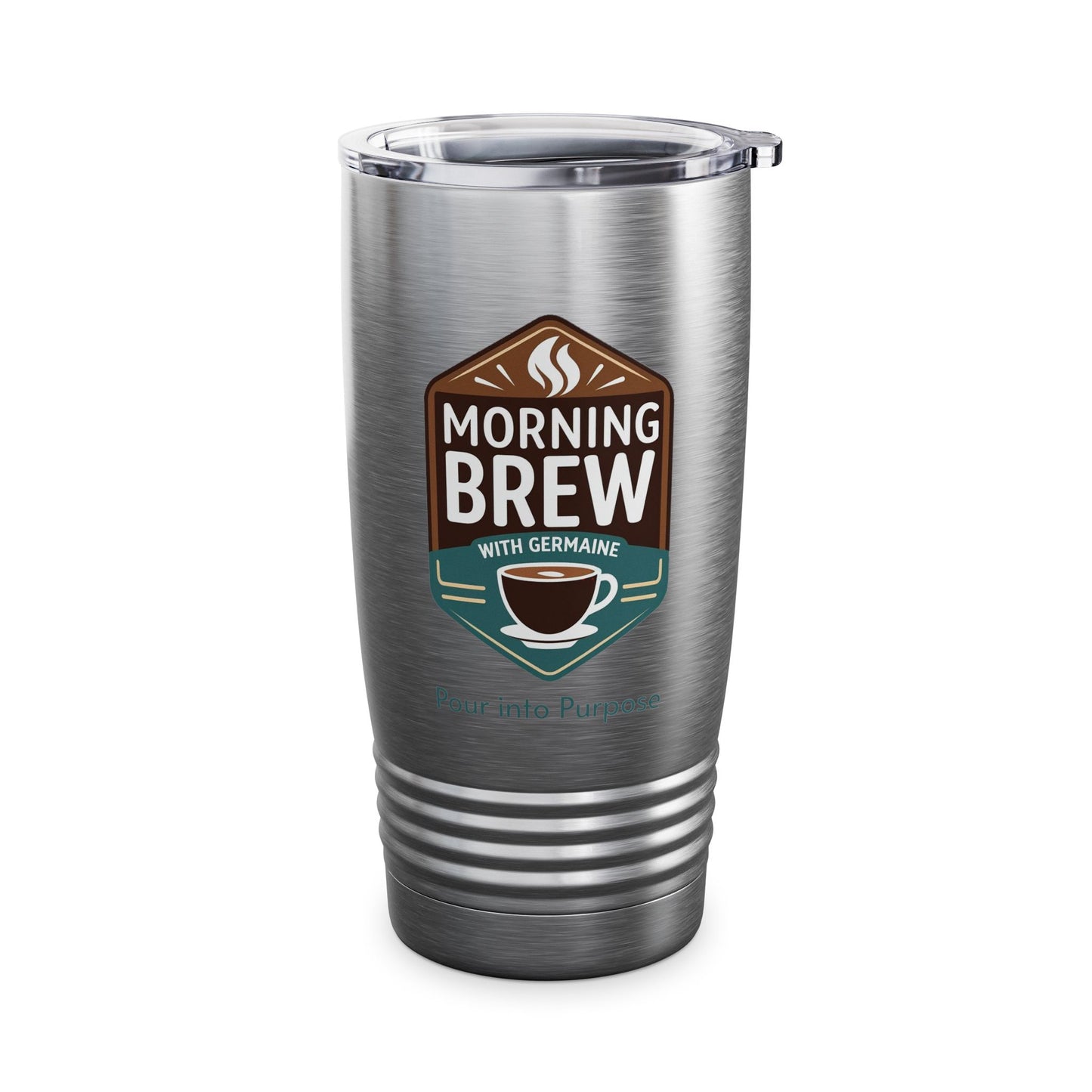 20oz Ringneck Tumbler — Morning Brew "Pour into Purpose" Travel Mug