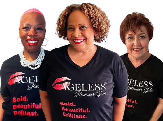 Ageless Glamour Girls™ T-Shirt - Black