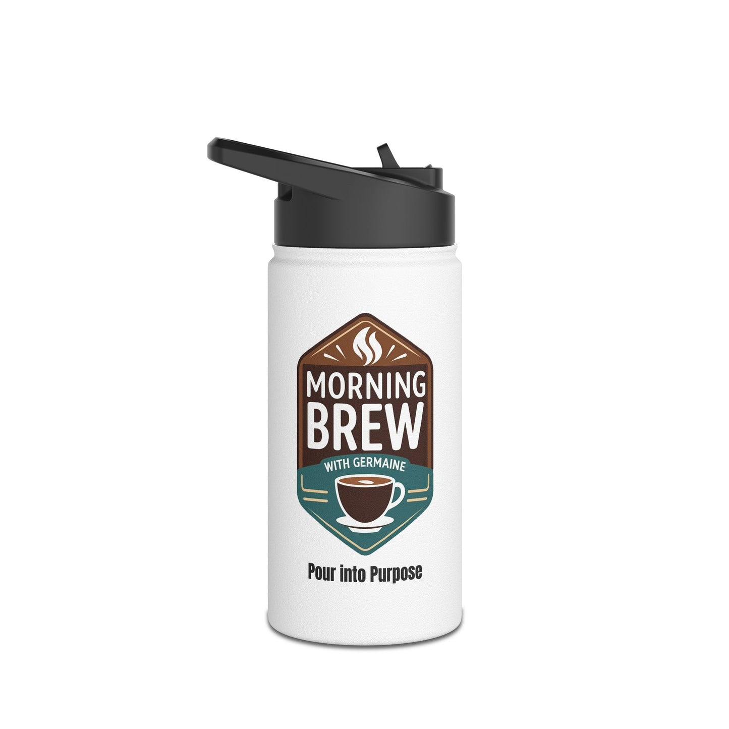 Stainless Steel Water Bottle, Standard Lid