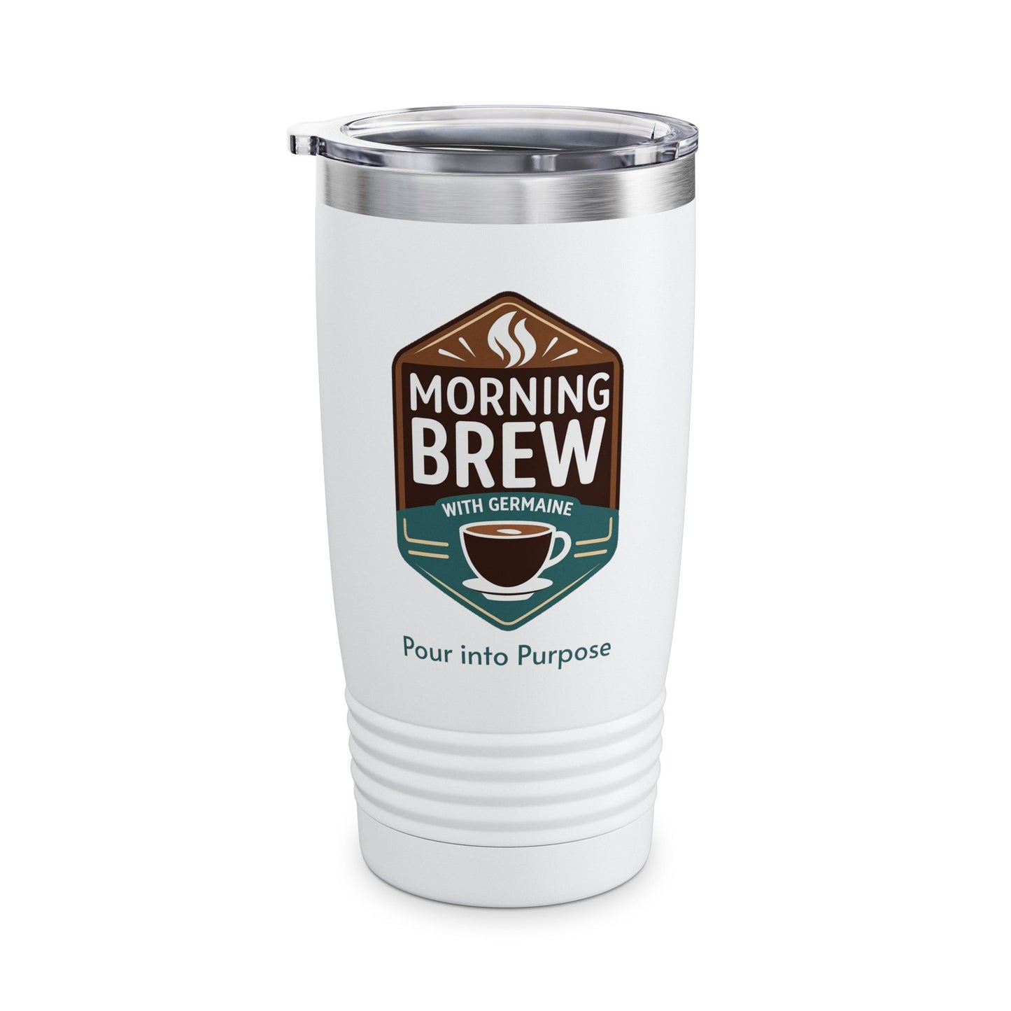 20oz Ringneck Tumbler — Morning Brew "Pour into Purpose" Travel Mug