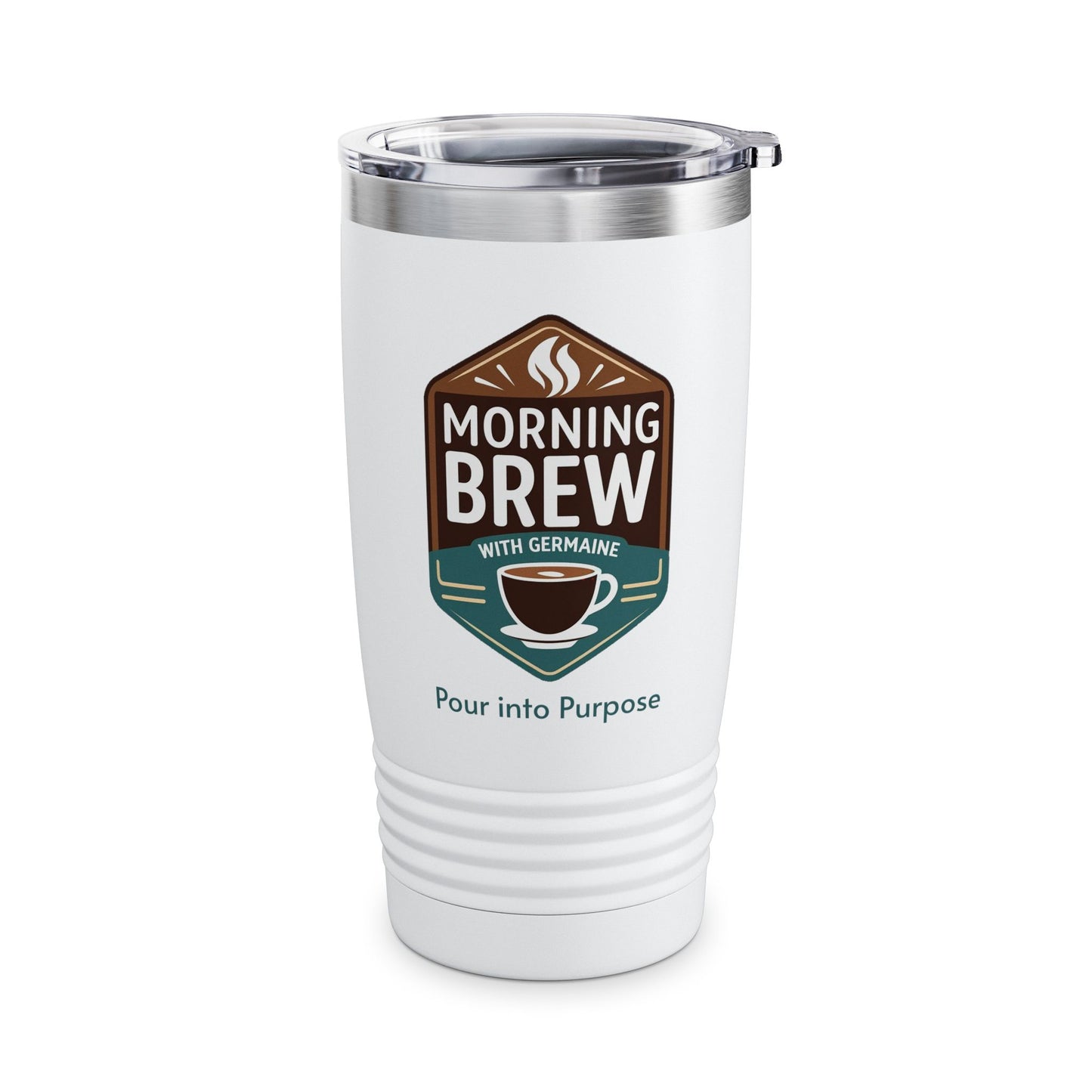 20oz Ringneck Tumbler — Morning Brew "Pour into Purpose" Travel Mug