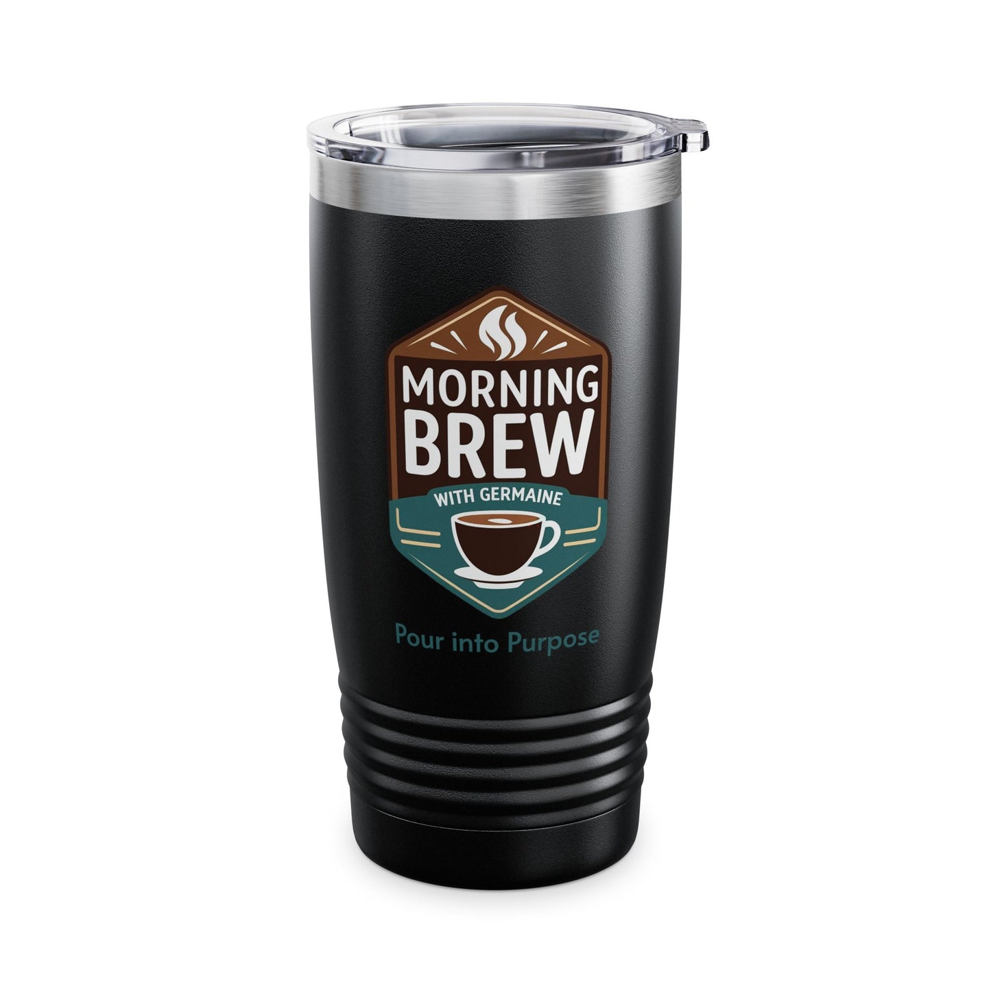 20oz Ringneck Tumbler — Morning Brew "Pour into Purpose" Travel Mug