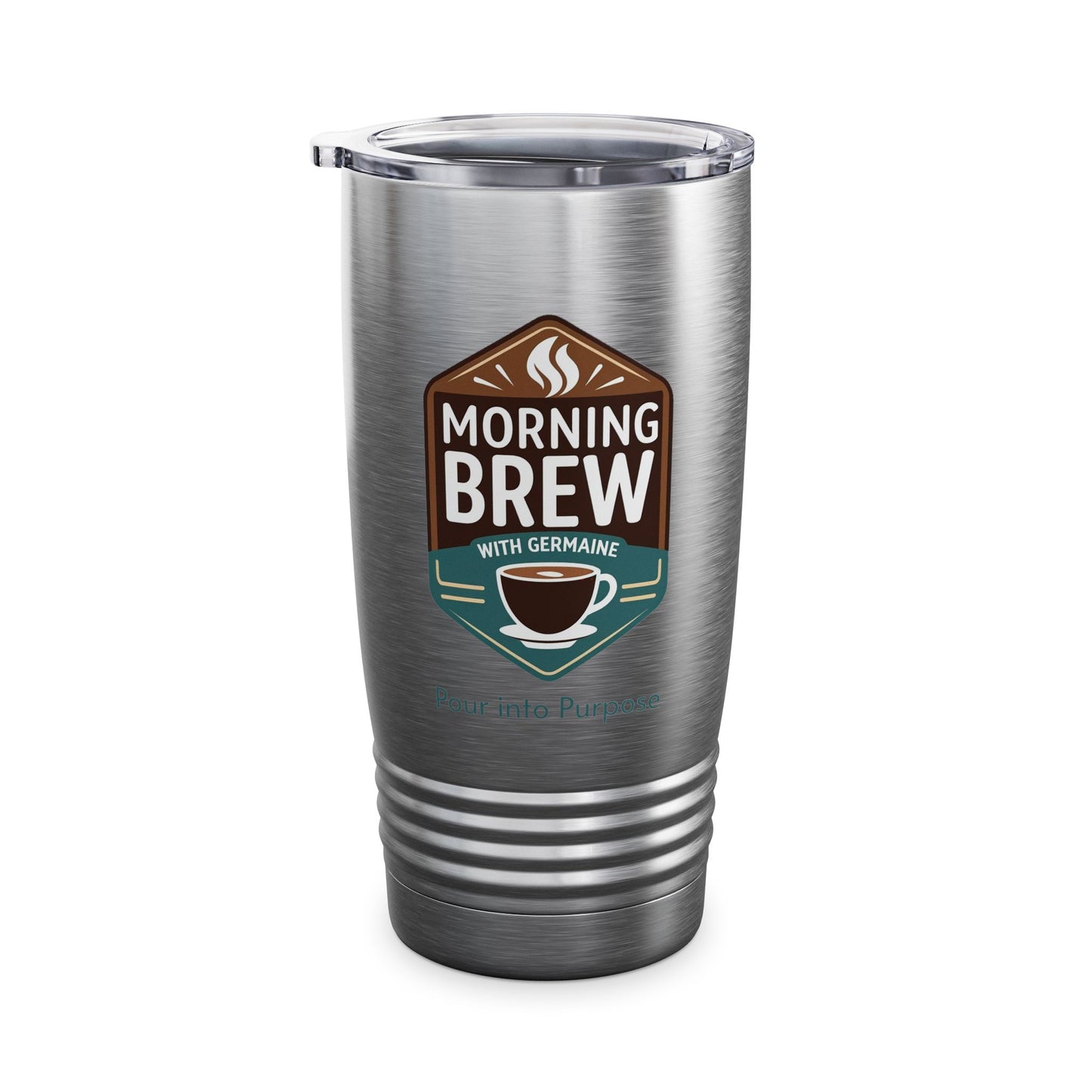 20oz Ringneck Tumbler — Morning Brew "Pour into Purpose" Travel Mug