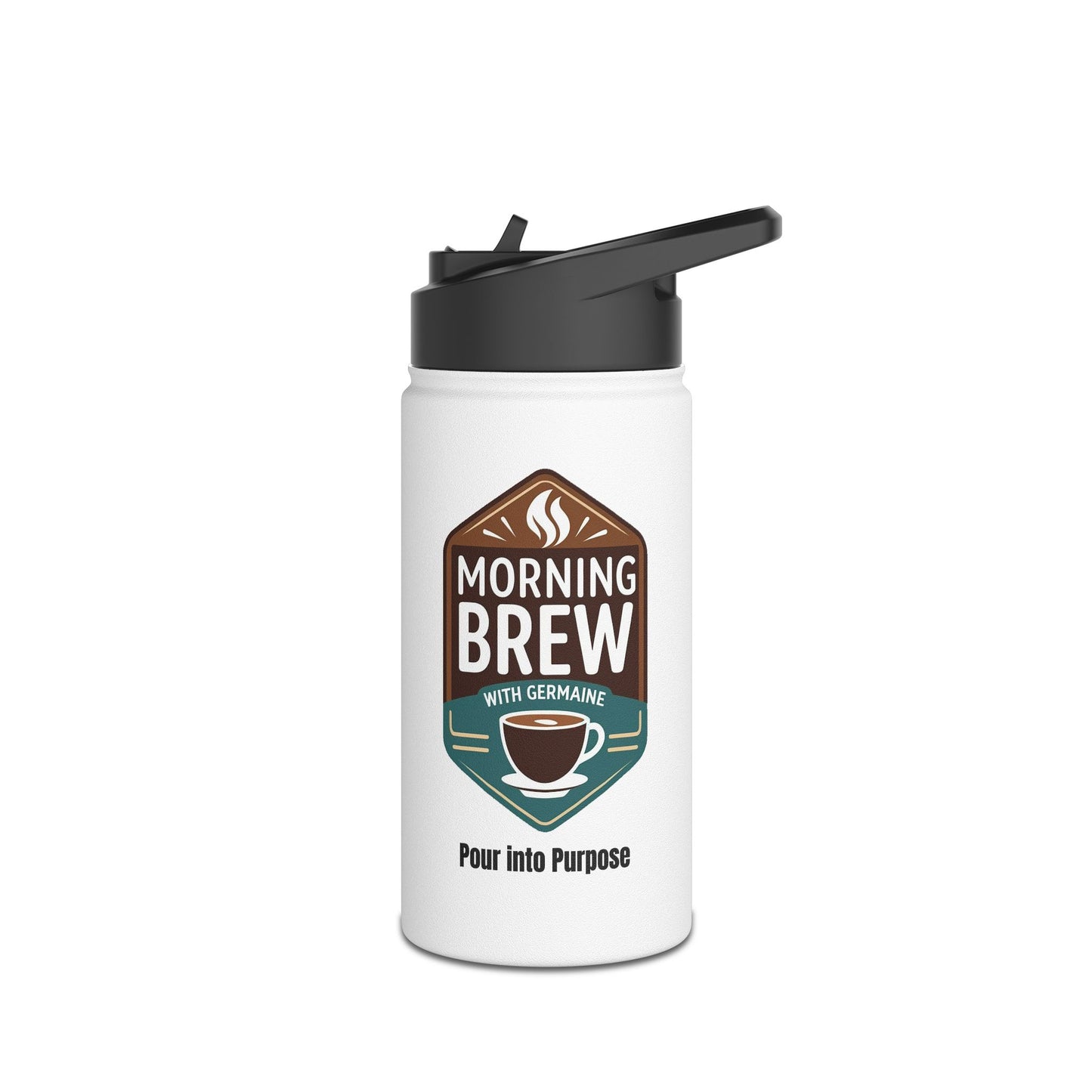 Stainless Steel Water Bottle, Standard Lid