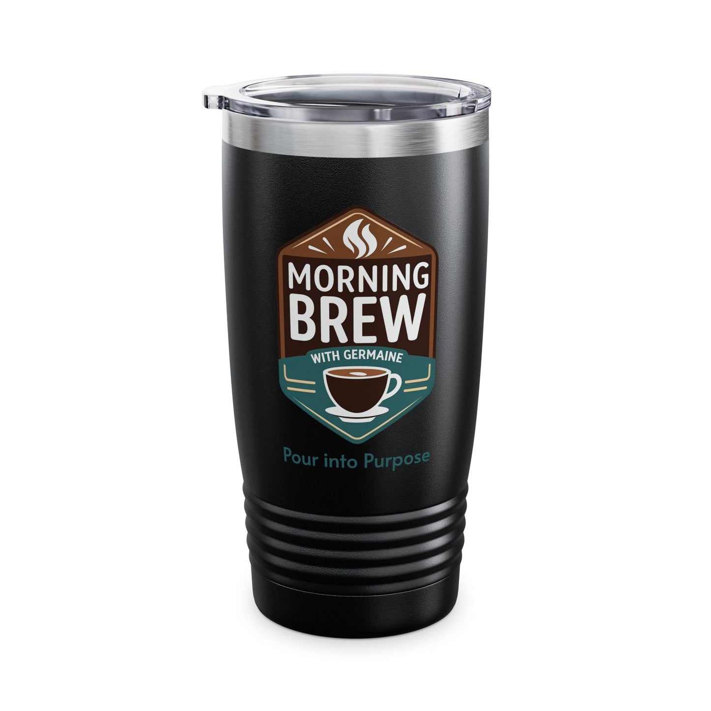 20oz Ringneck Tumbler — Morning Brew "Pour into Purpose" Travel Mug