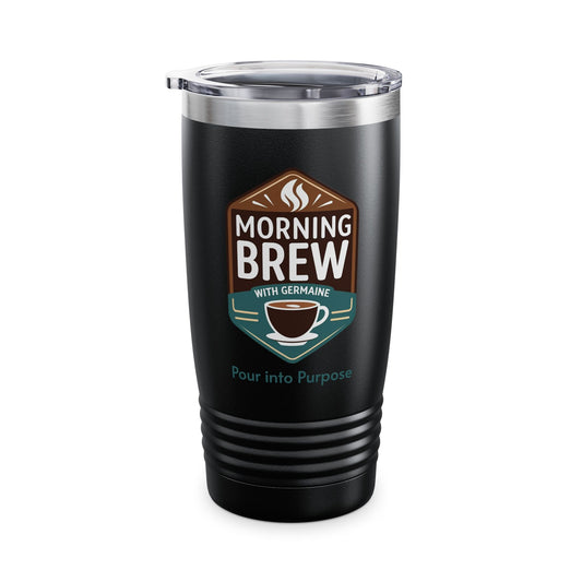 20oz Ringneck Tumbler — Morning Brew "Pour into Purpose" Travel Mug
